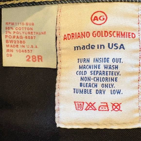 AG Adriano Goldschmied “Stilt” Dark Blue Denim Jeans, Size 28R - Picture 13 of 14